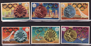 КНДР, (1977, Медалисты Олимпийских игр Монреаль 1976 (V), Стерео, 6 марок